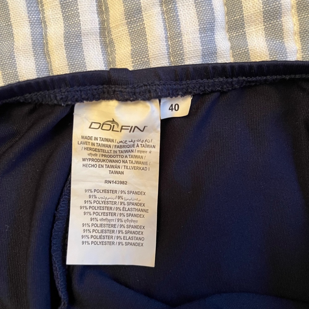 EUC Dolphin swimsuit navy blue size 40 - Picture 3 of 7